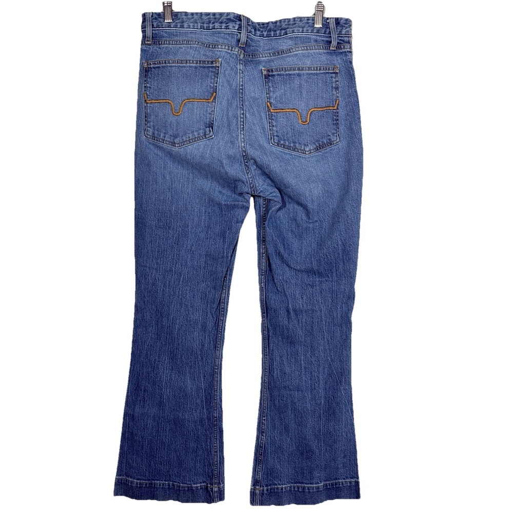 Kimes‎ Ranch Jennifer Jeans Womens 12/32 Super Flare Leg High Rise Mid Wash USA - Picture 3 of 14